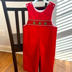 2T petit Bebe Christmas romper